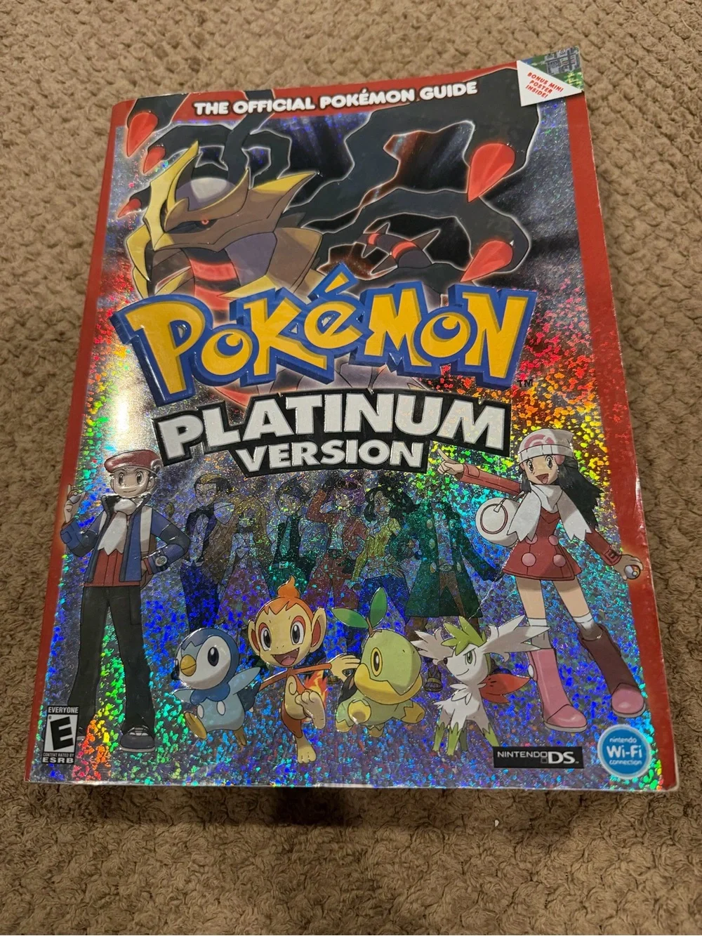 Nintendo DS Pokémon Platinum Version The Official Pokémon Guide with Stickers